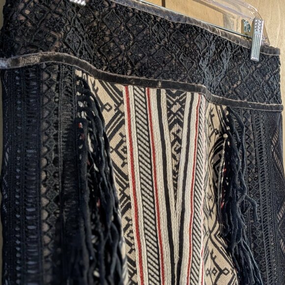 Byron Lars Beauty Mark Mixed-Media Pencil Skirt - Picture 9 of 12